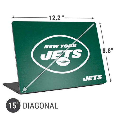 NFL New York Jets Distressed Universal Laptop 15in (12.2 x 8.8in) Skin