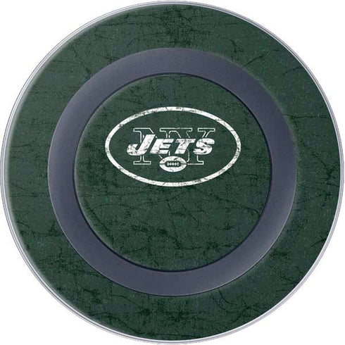 NFL New York Jets Distressed Wireless Charger Skin