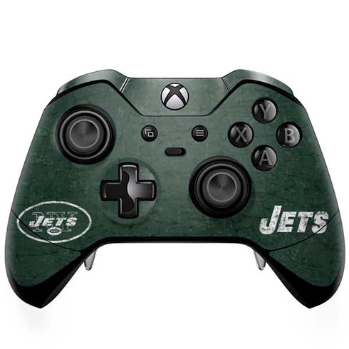 NFL New York Jets Distressed Xbox One Elite Controller Skin