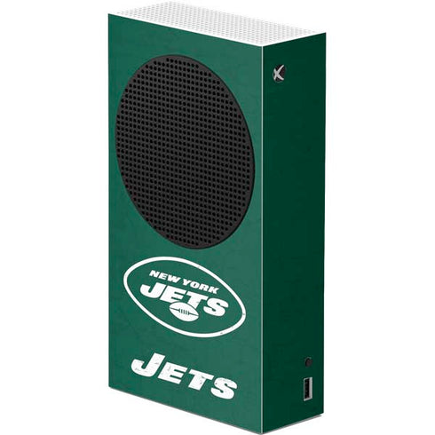 NFL New York Jets Distressed Xbox Series S Console Skin