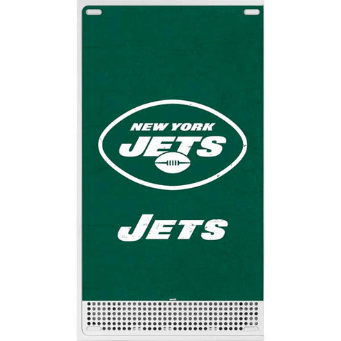 NFL New York Jets Distressed Xbox Series S Console Skin