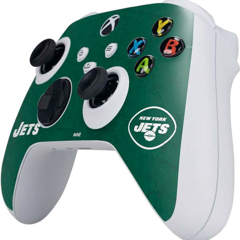 NFL New York Jets Distressed Xbox Series S Controller Skin