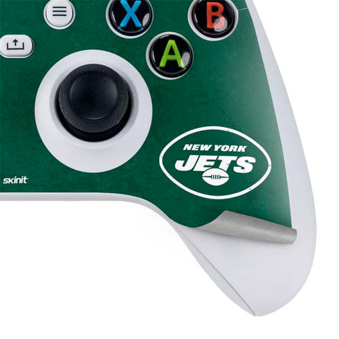 NFL New York Jets Distressed Xbox Series S Controller Skin