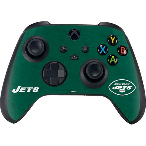 NFL New York Jets Distressed Xbox Series X Bundle Skin