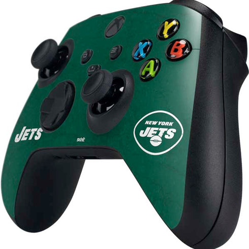 NFL New York Jets Distressed Xbox Series X Controller Skin