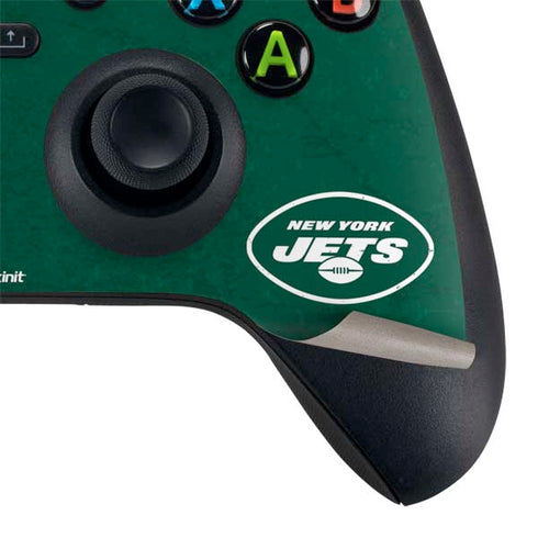 NFL New York Jets Distressed Xbox Series X Controller Skin