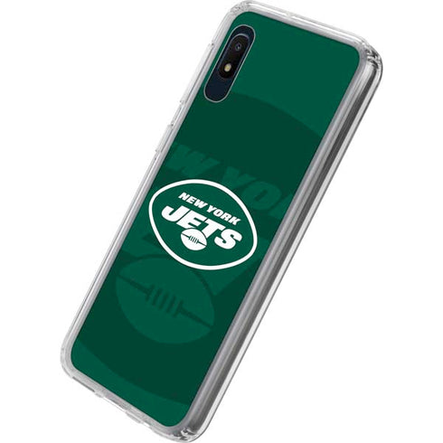 NFL New York Jets Double Vision Galaxy A10e Clear Case