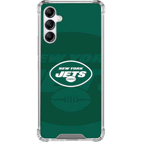NFL New York Jets Double Vision Galaxy A15 5G Clear Case
