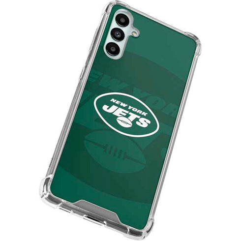 NFL New York Jets Double Vision Galaxy A15 5G Clear Case