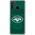 NFL New York Jets Double Vision Galaxy A21 Clear Case