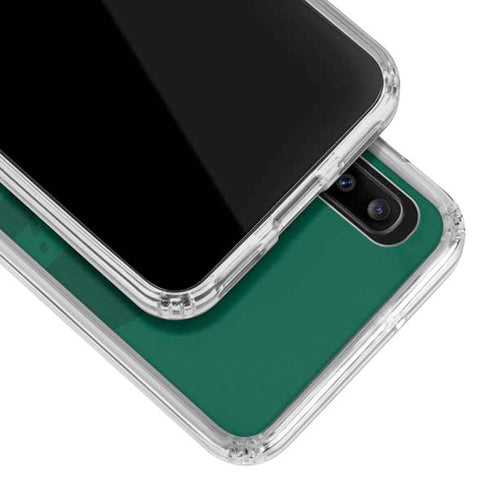 NFL New York Jets Double Vision Galaxy A30 Clear Case