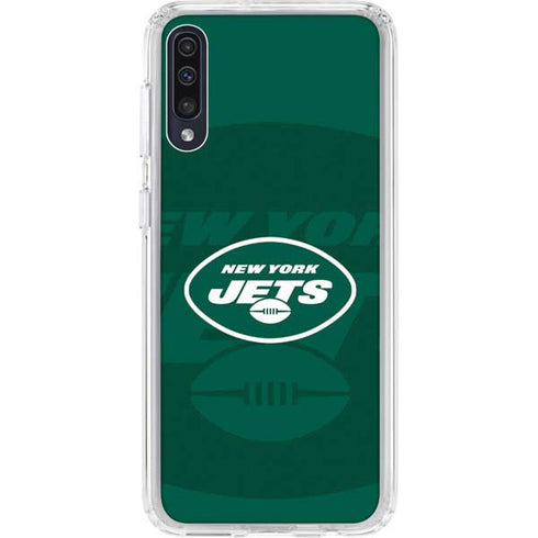 NFL New York Jets Double Vision Galaxy A50 Clear Case