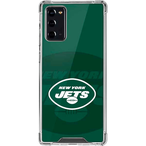 NFL New York Jets Double Vision Galaxy Note20 5G Clear Case