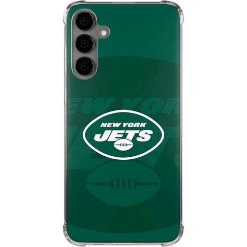 NFL New York Jets Double Vision Galaxy S24 Plus Clear Case