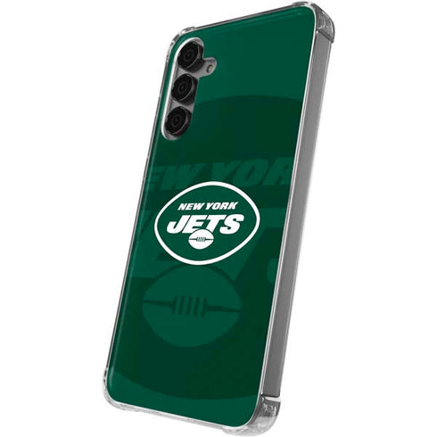 NFL New York Jets Double Vision Galaxy S24 Plus Clear Case