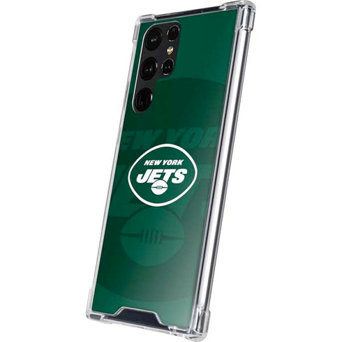 NFL New York Jets Double Vision Galaxy S24 Ultra Clear Case