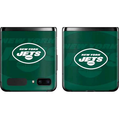 NFL New York Jets Double Vision Galaxy Z Flip Skin