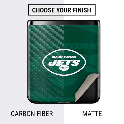 NFL New York Jets Double Vision Galaxy Z Flip Skin