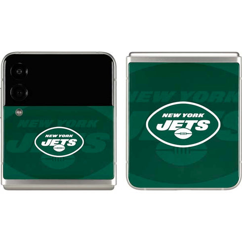 NFL New York Jets Double Vision Galaxy Z Flip3 5G Skin
