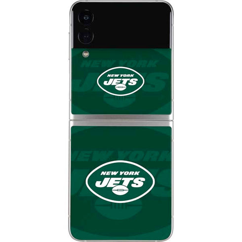 NFL New York Jets Double Vision Galaxy Z Flip3 5G Skin