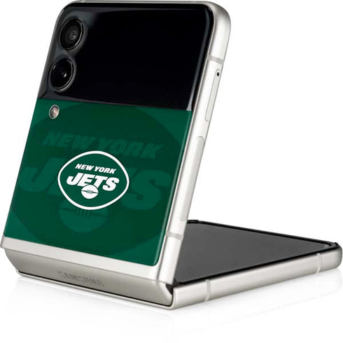 NFL New York Jets Double Vision Galaxy Z Flip3 5G Skin