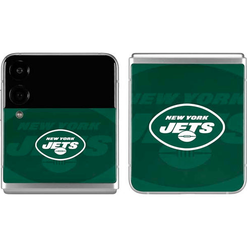 NFL New York Jets Double Vision Galaxy Z Flip4 5G Skin