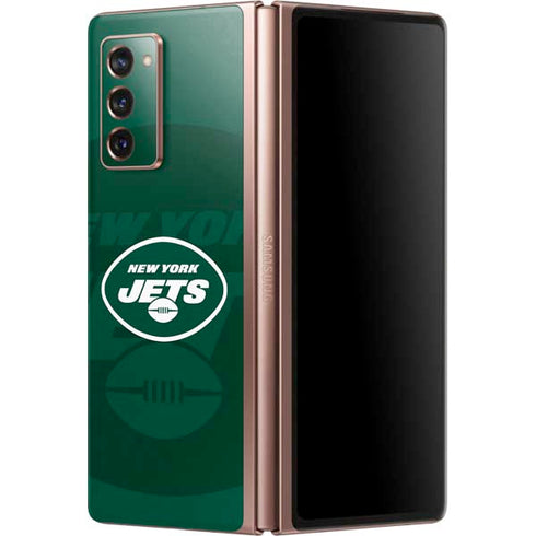 NFL New York Jets Double Vision Galaxy Z Fold2 5G Skin