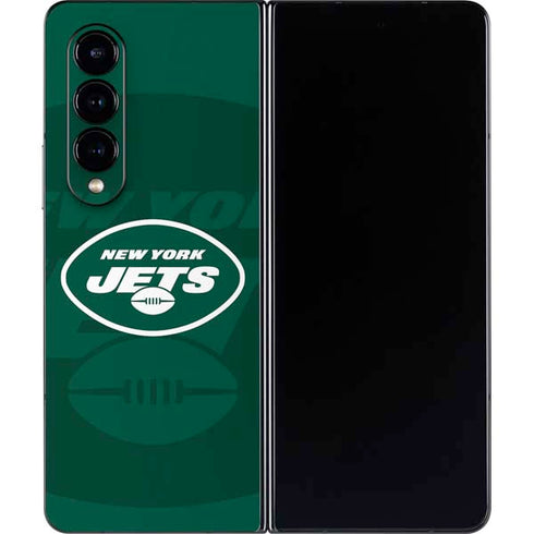 NFL New York Jets Double Vision Galaxy Z Fold4 5G Skin