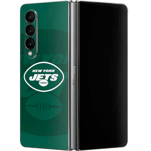 NFL New York Jets Double Vision Galaxy Z Fold4 5G Skin