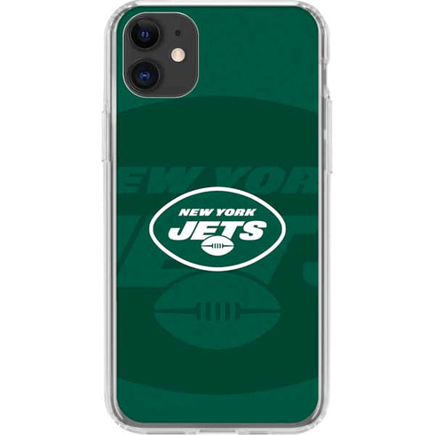 NFL New York Jets Double Vision iPhone 11 Clear Case