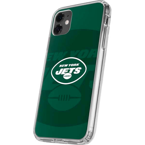 NFL New York Jets Double Vision iPhone 11 Clear Case