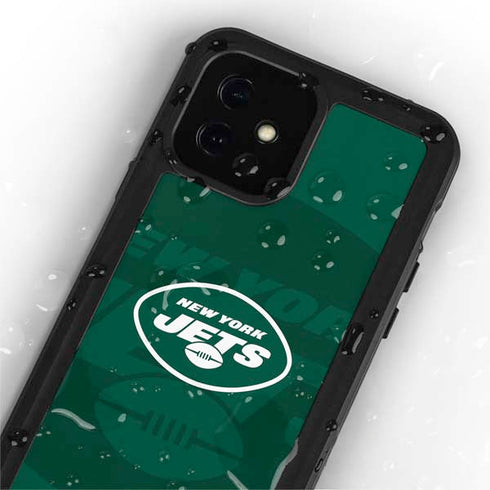 NFL New York Jets Double Vision iPhone 12 Mini Waterproof Case