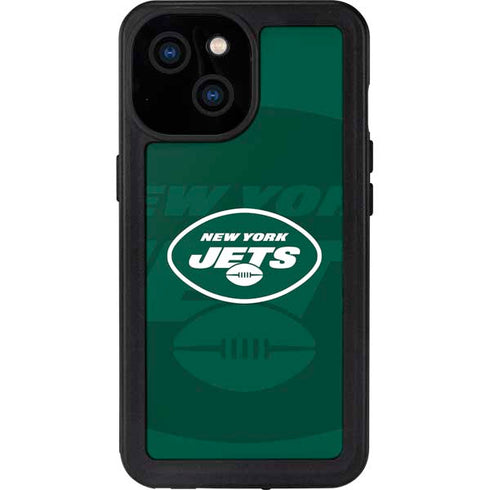 NFL New York Jets Double Vision iPhone 13 Mini Waterproof Case
