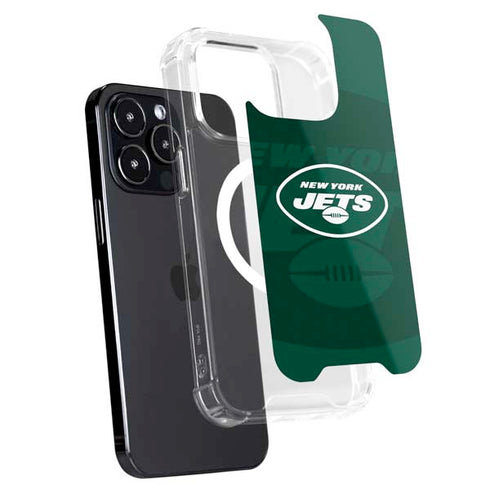 NFL New York Jets Double Vision iPhone 15 Pro Max MagSafe Case