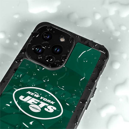 NFL New York Jets Double Vision iPhone 14 Pro Max Waterproof Case