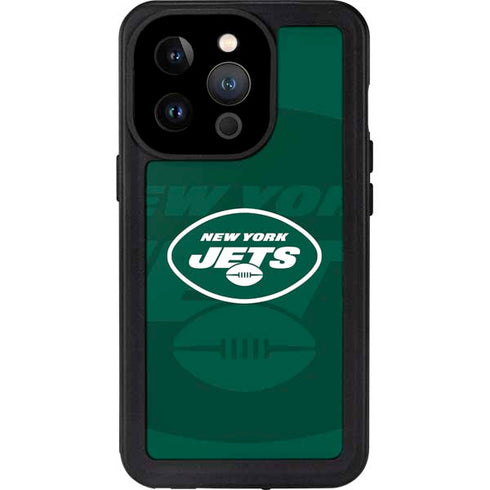 NFL New York Jets Double Vision iPhone 14 Pro Waterproof Case