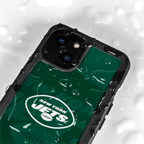 NFL New York Jets Double Vision iPhone 15 Waterproof Case