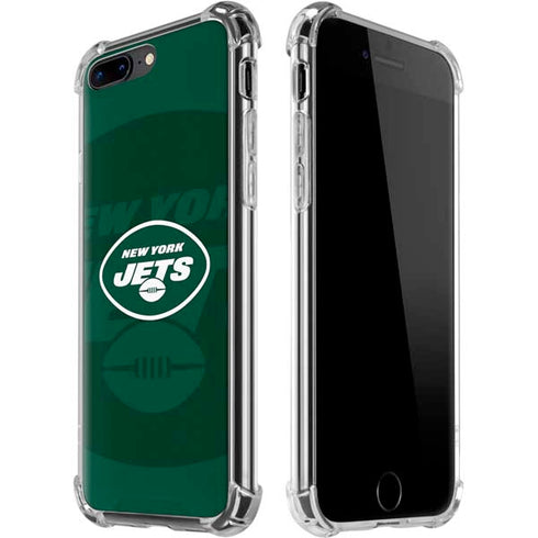 NFL New York Jets Double Vision iPhone 7/8 Plus Clear Case