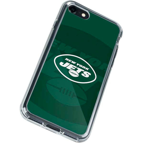 NFL New York Jets Double Vision iPhone SE (2nd & 3rd Gen) Clear Case