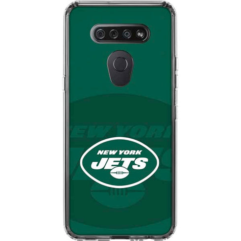 NFL New York Jets Double Vision LG K51/Q51 Clear Case