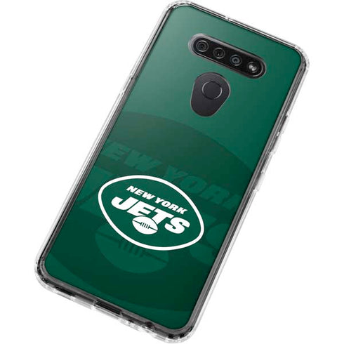 NFL New York Jets Double Vision LG K51/Q51 Clear Case