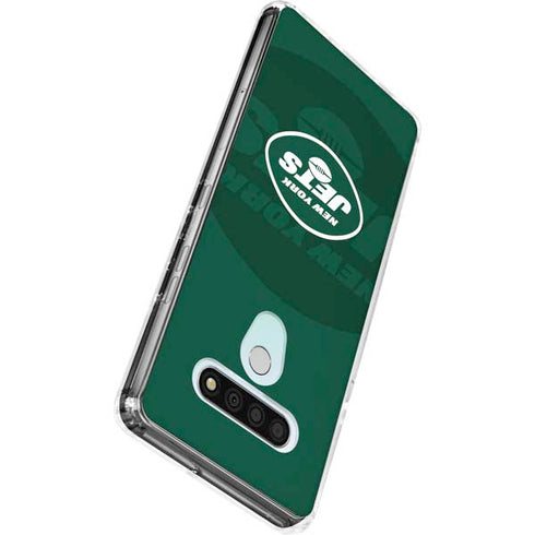 NFL New York Jets Double Vision LG Stylo 6 Clear Case
