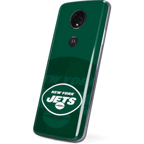 NFL New York Jets Double Vision Moto E5 Plus Skin