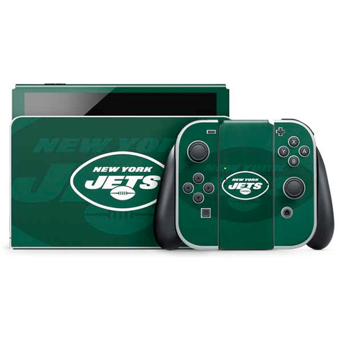 NFL New York Jets Double Vision Nintendo Switch OLED (2021) Skin