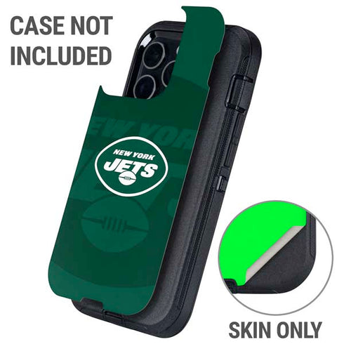 NFL New York Jets Double Vision Otterbox Defender iPhone Skin