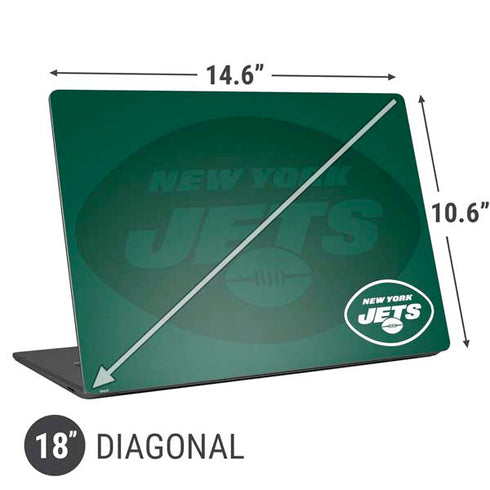 NFL New York Jets Double Vision Universal Laptop 18in (14.6 x 10.6in) Skin