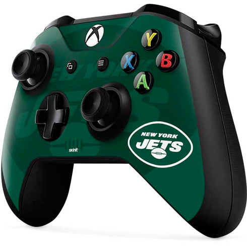 NFL New York Jets Double Vision Xbox One X Controller Skin