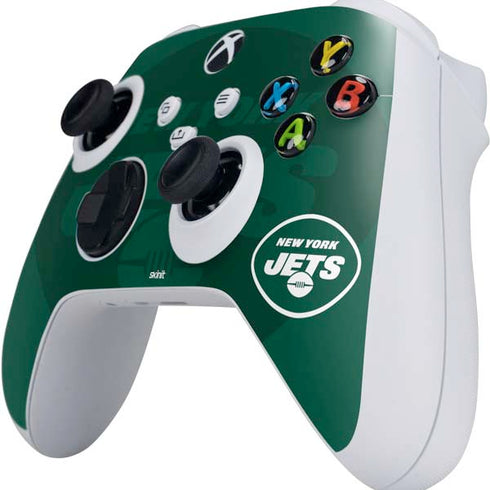 NFL New York Jets Double Vision Xbox Series S Controller Skin
