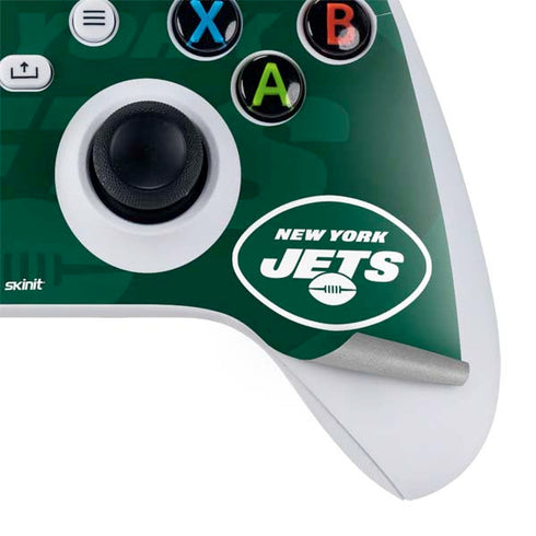 NFL New York Jets Double Vision Xbox Series S Controller Skin
