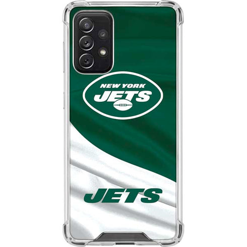 NFL New York Jets Galaxy A72 5G Clear Case